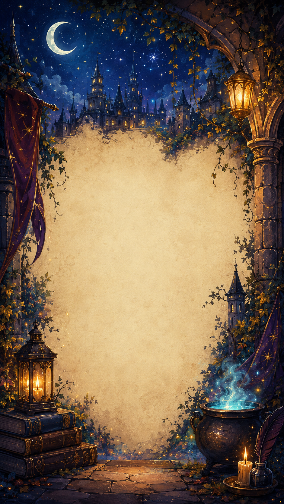 Modelo de convite Abracadabra Night · curto